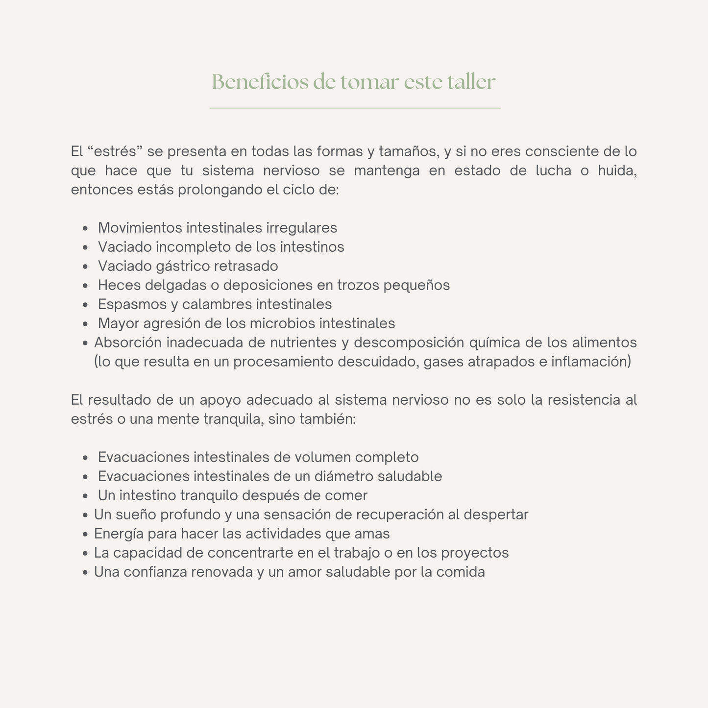 Mente y digestión